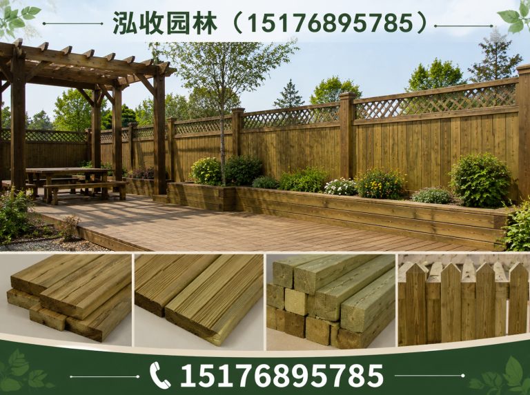 朔州京津冀防腐木工程展示图